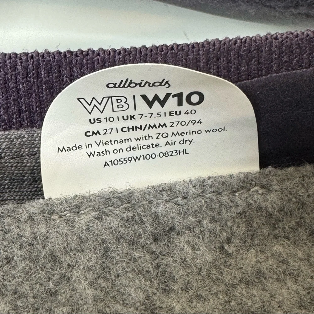 Allbirds Tree Breezers Olympus wool Ballet Flats Size 10 NWOT